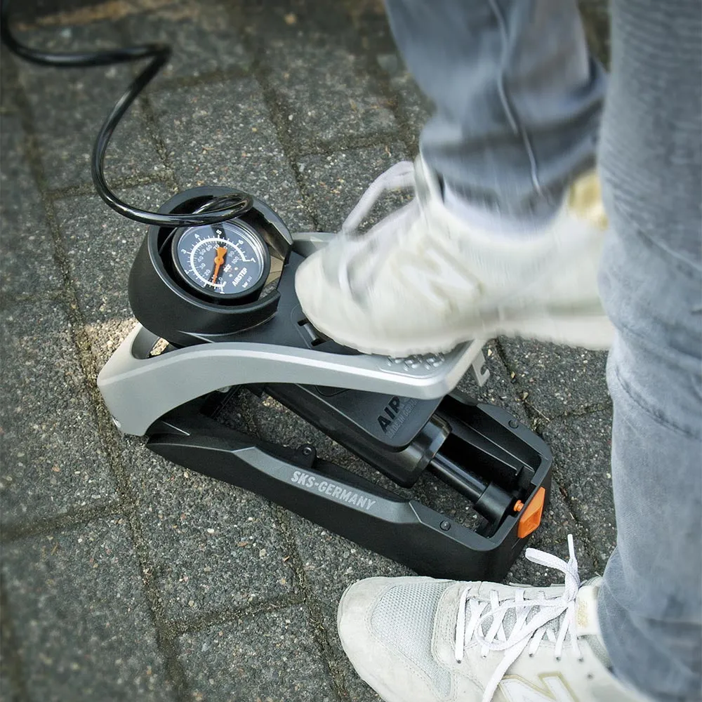 SKS Bike Multi-valve Floor Foot Pump - AIRSTEP