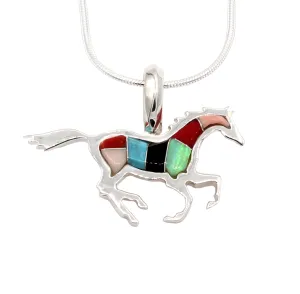 Small Running Horse Pendant