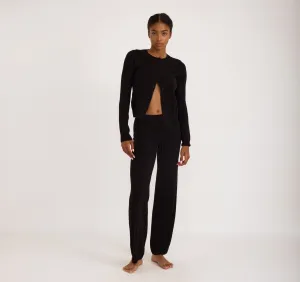 Soft Knit Straight Leg Pants