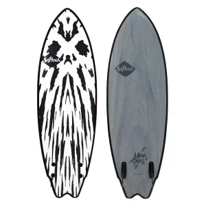 Softtech Mason Twin II 5'6 Surfboard - Gunmetal Black