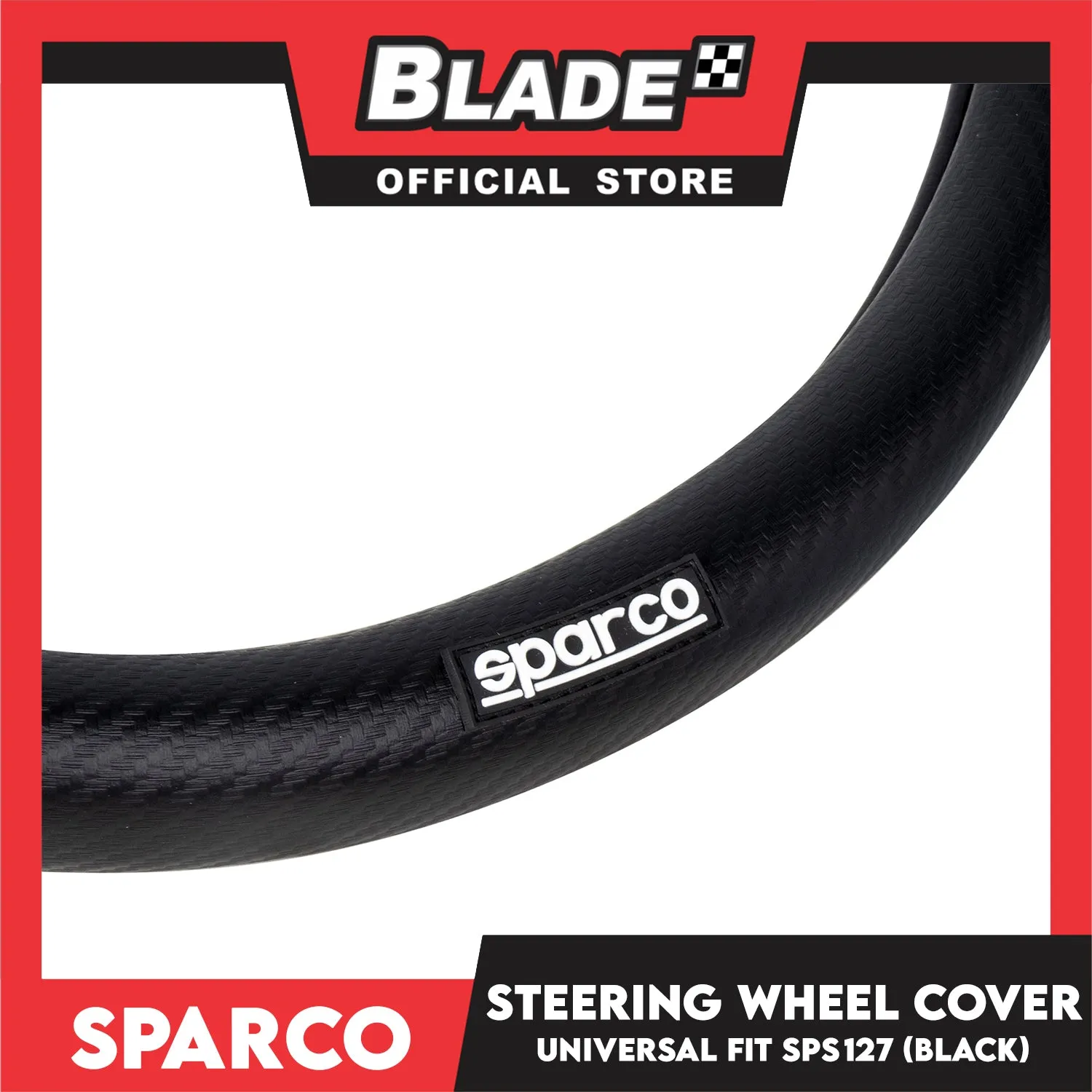 Sparco Corsa Steering Wheel Cover SPS127 (Black)