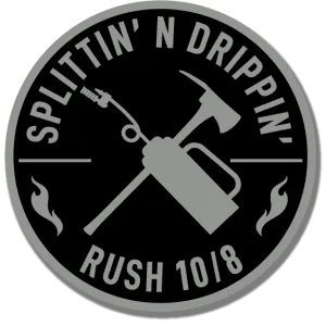 Splittin N Drippin Sticker