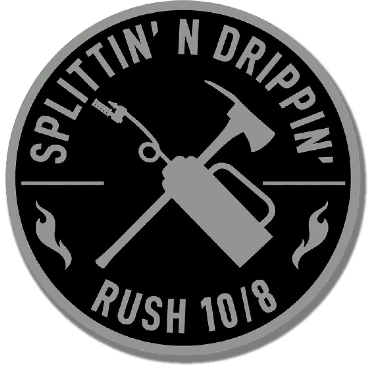 Splittin N Drippin Sticker