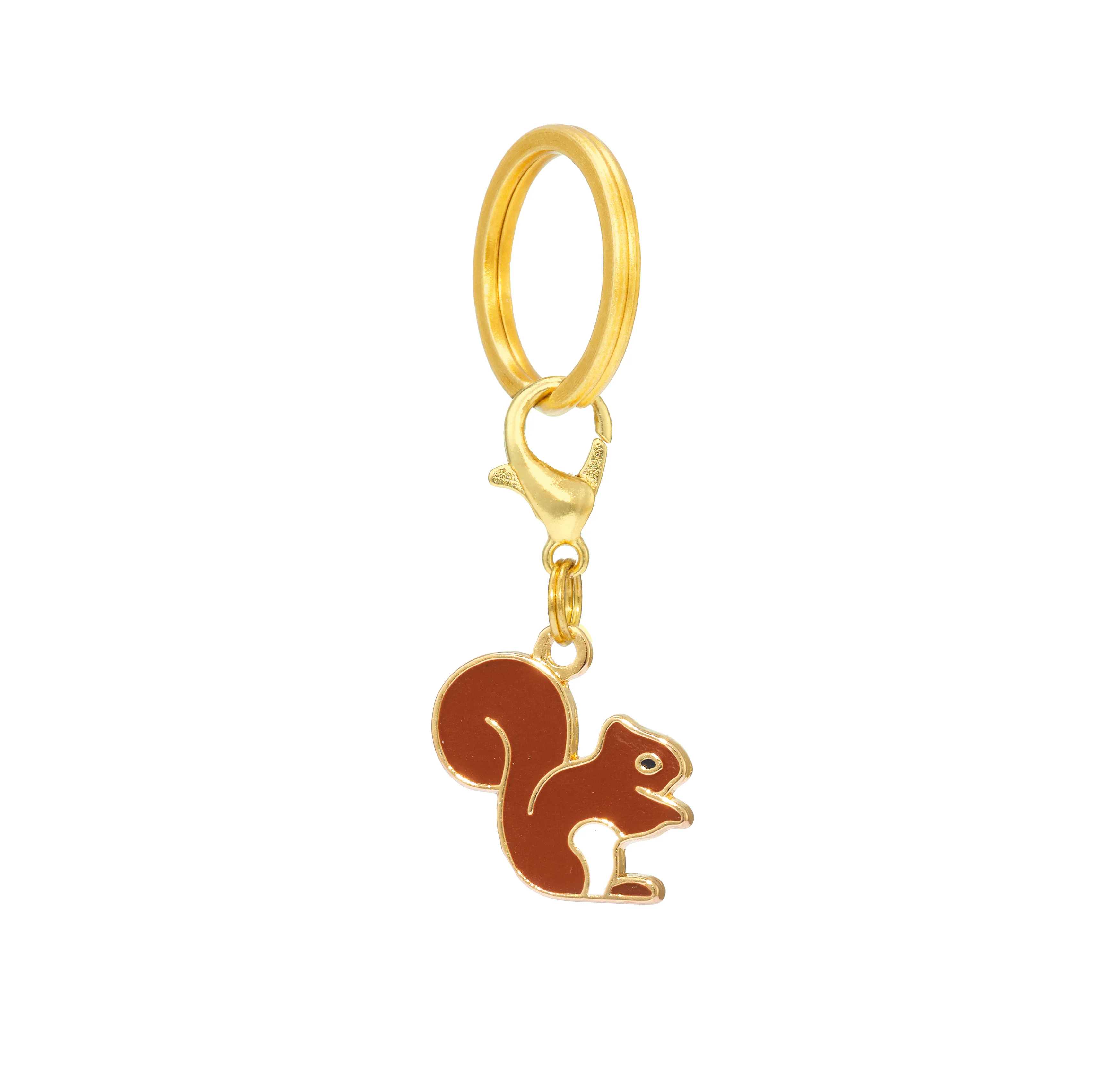 Squirrel Collar Charm