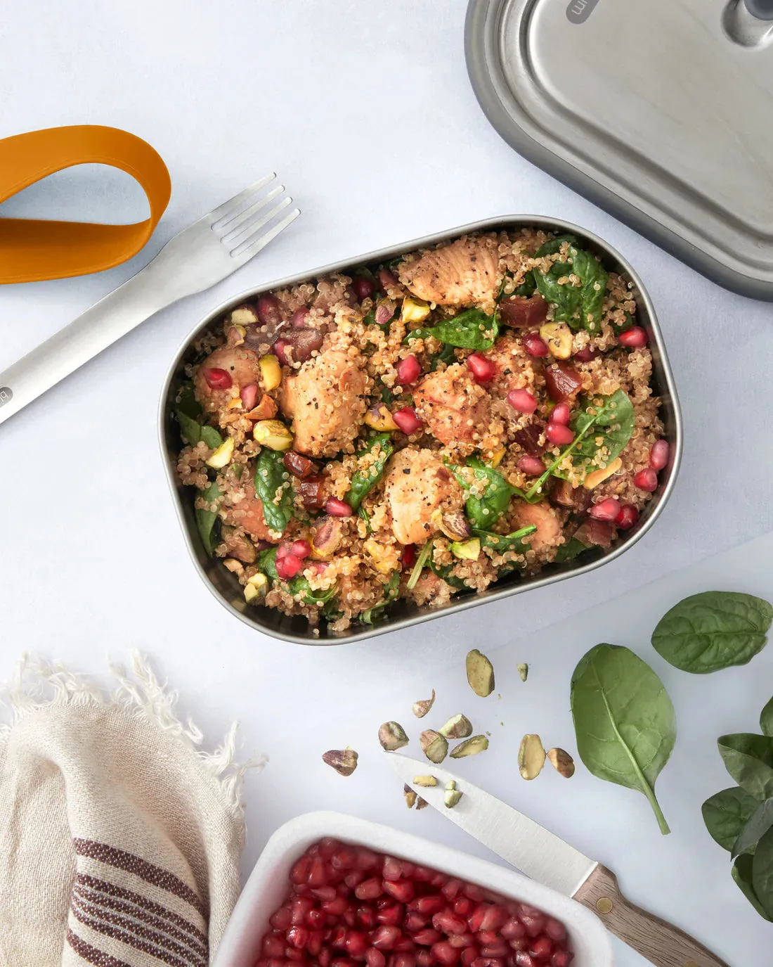 Stainless Steel Lunch Box Large - 1L