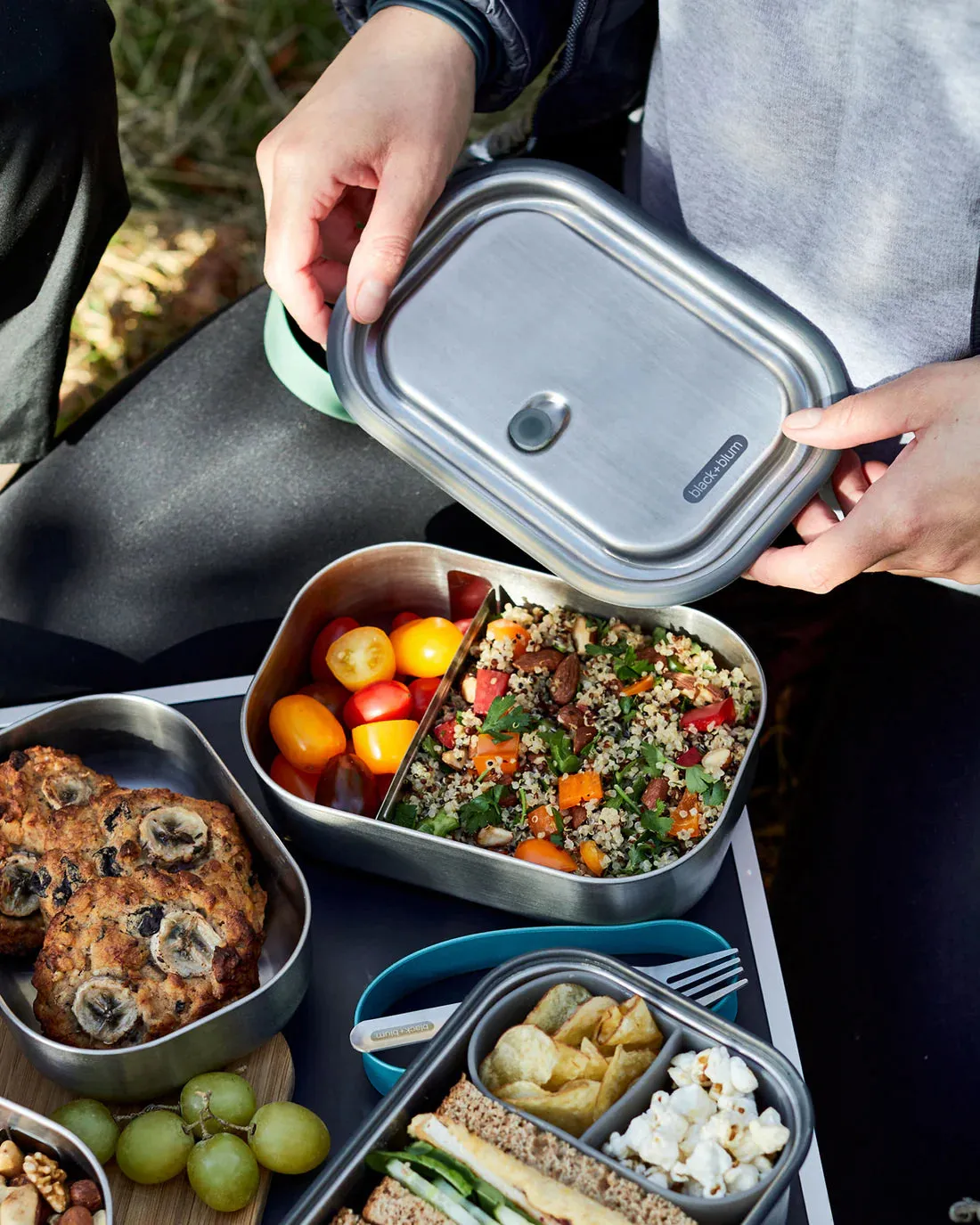 Stainless Steel Lunch Box Large - 1L