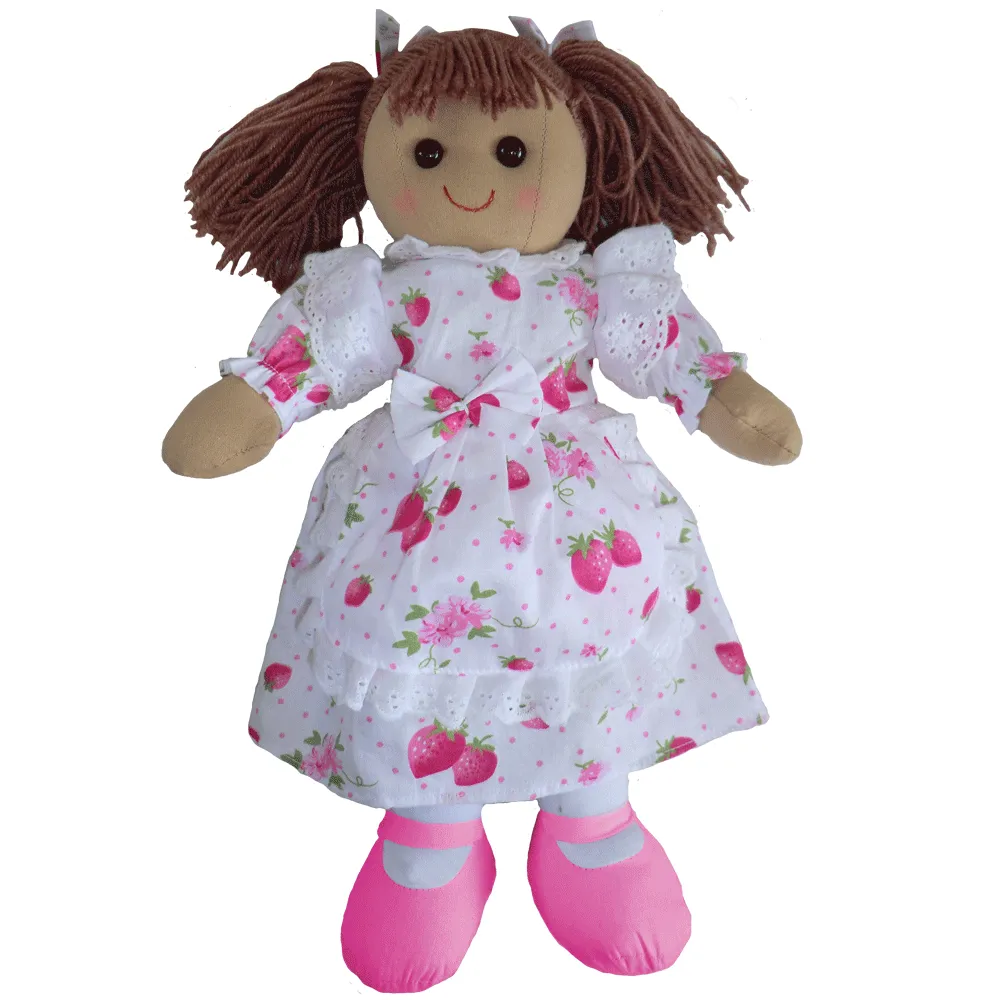Strawberry Dress 40cm Rag Doll