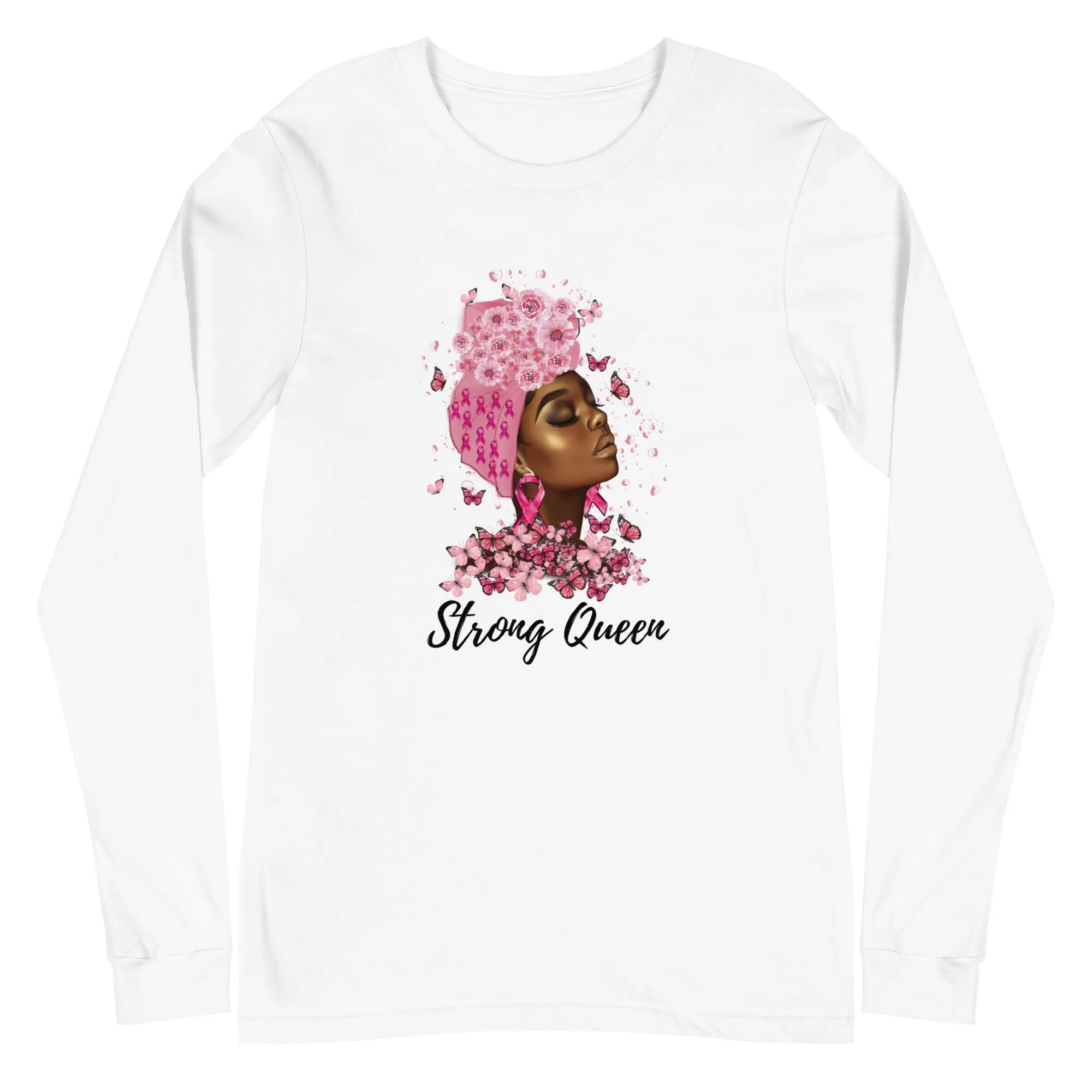 Strong Queen Cancer Unisex Long Sleeve T-Shirt Cozy