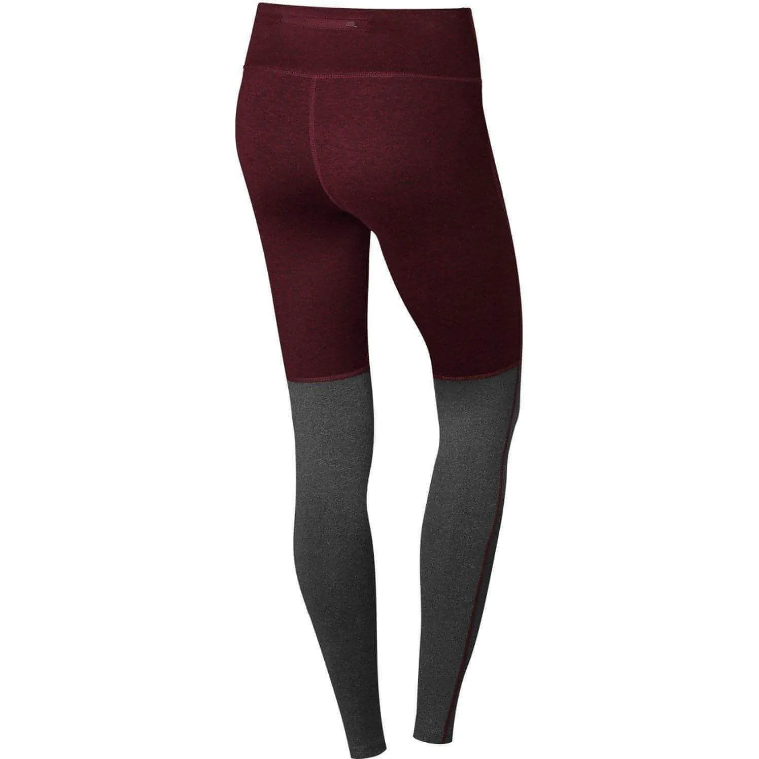 TCA Nova High Waist Womens Long Running Tights - Red