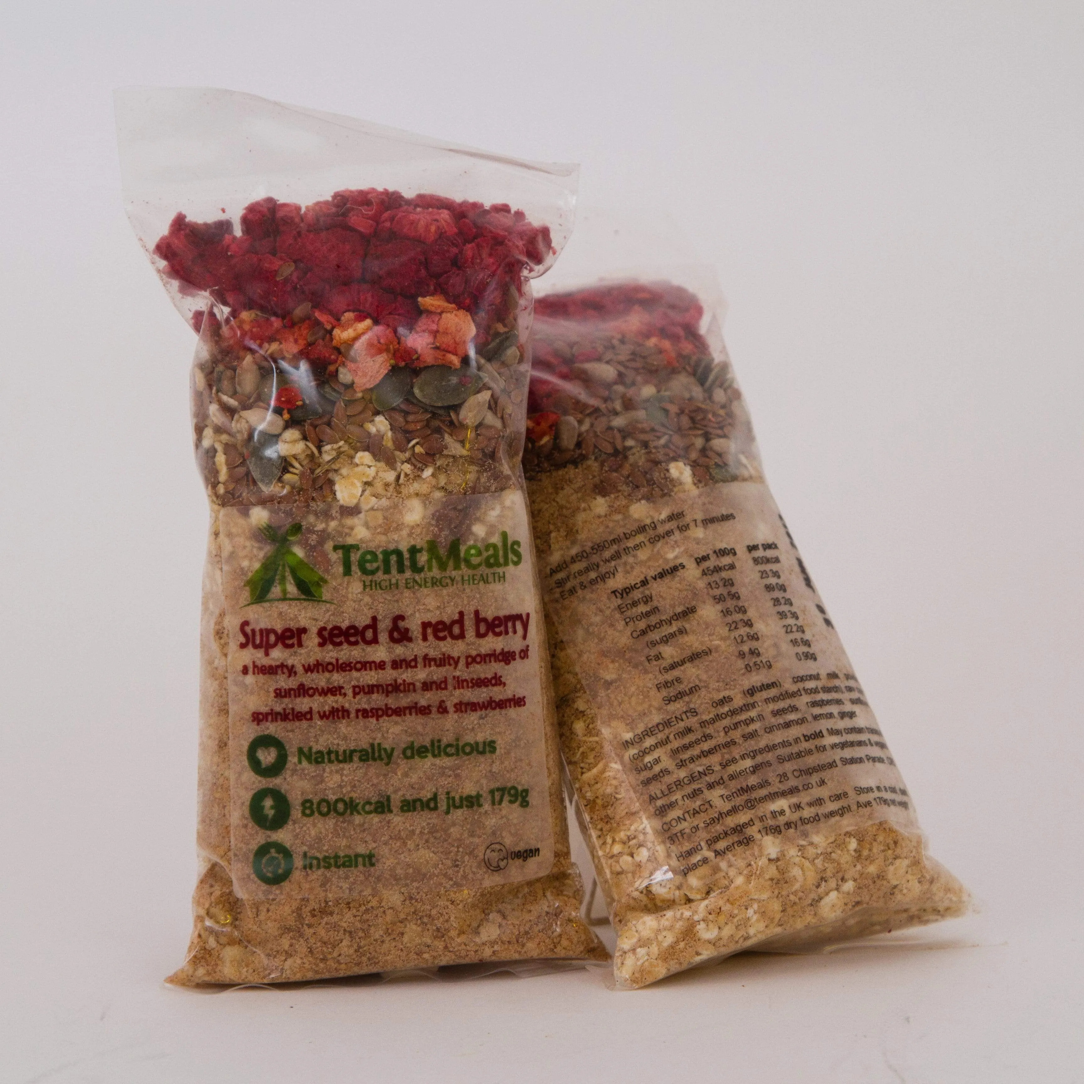 TentMeals HIgh Energy Health Instant Meals