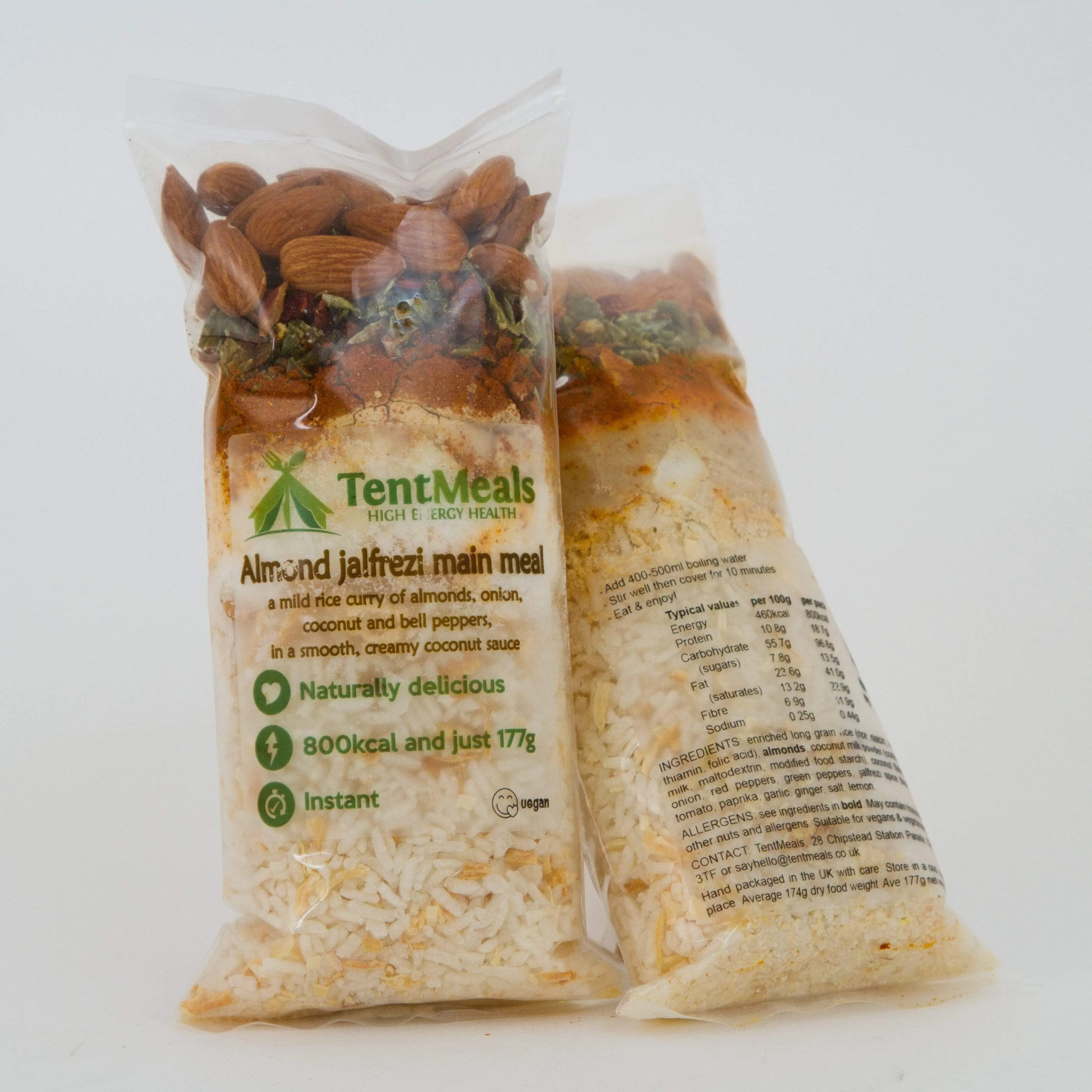 TentMeals HIgh Energy Health Instant Meals