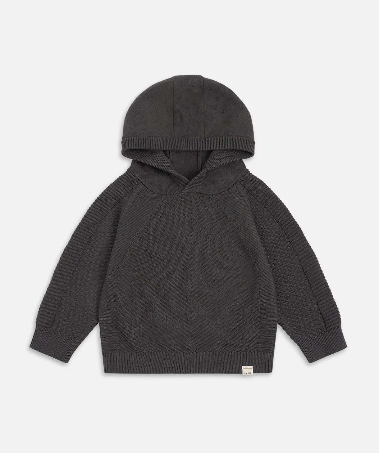 The Northridge Knitted Hoodie - Onyx