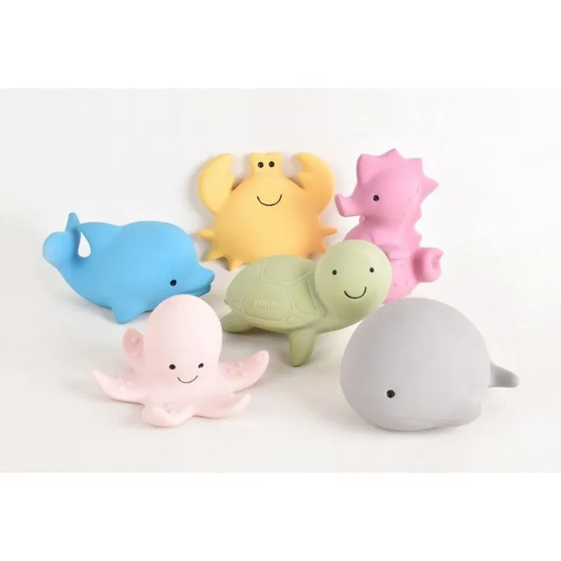 Tikiri Ocean Buddies Natural Rubber Toys