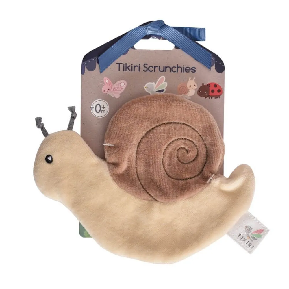 Tikiri Snail Scrunchie Toy