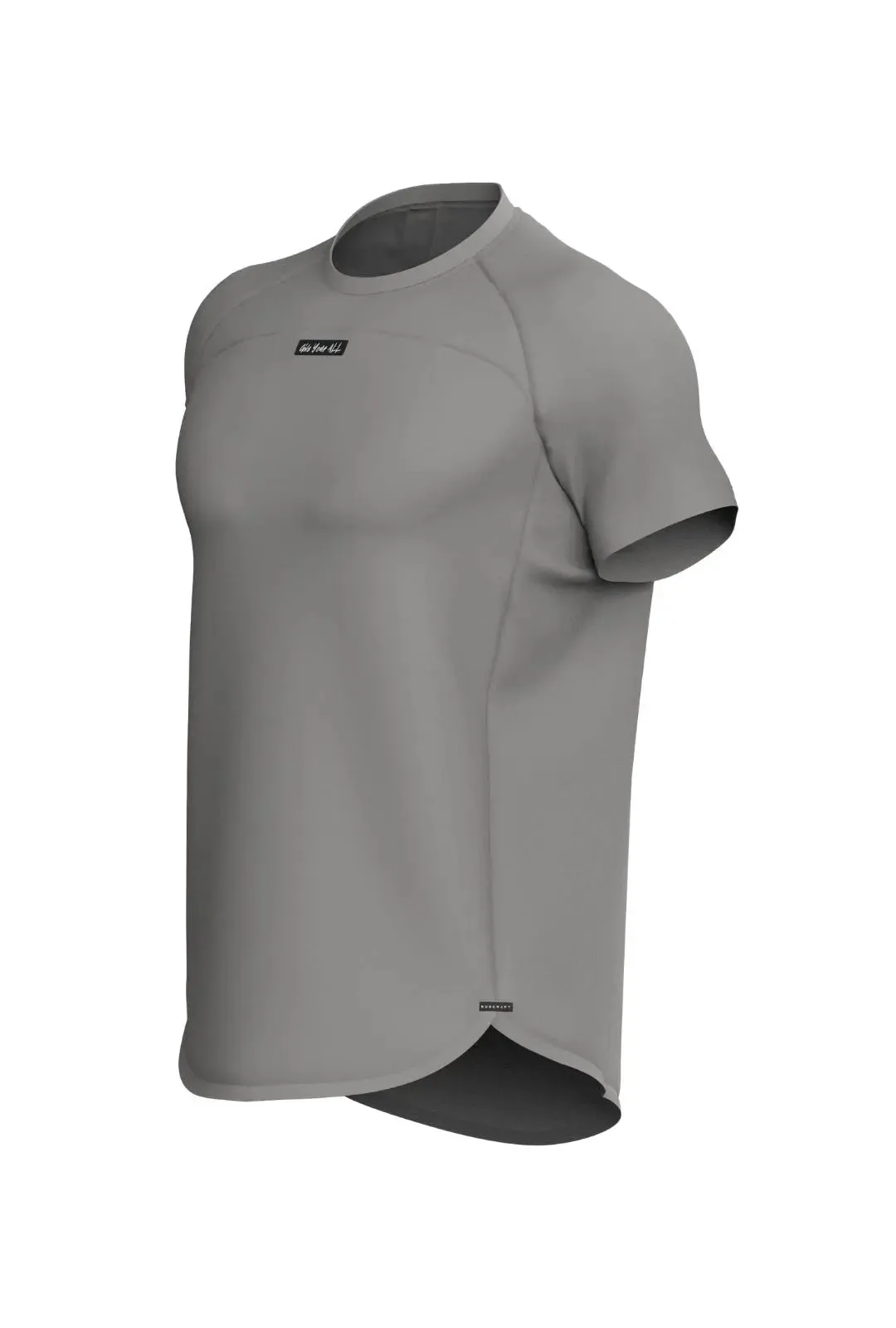 Total War Ai1 “Give Your All” Short Sleeve - Ghost Grey