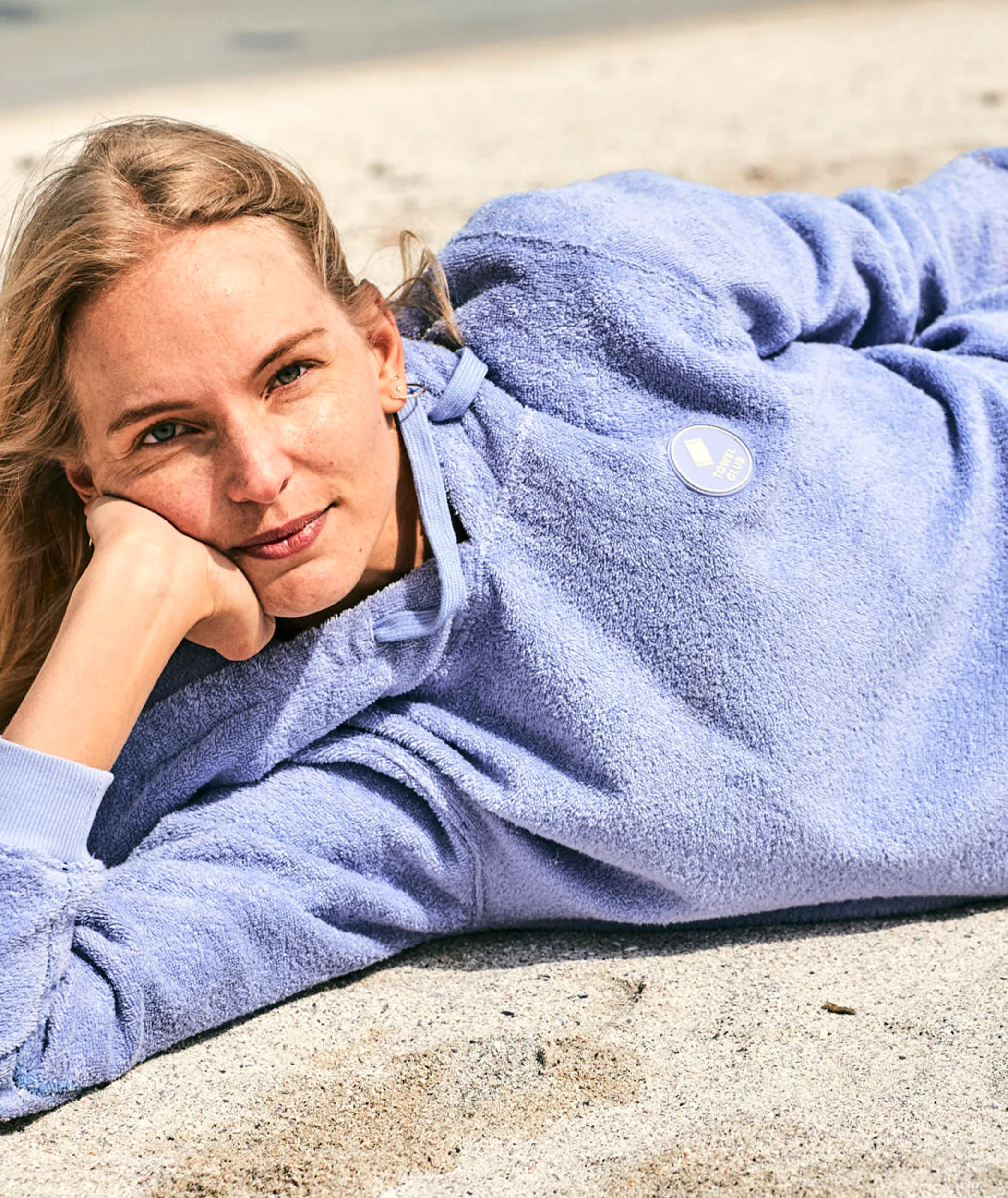 Towel Hoodie Soft Violet