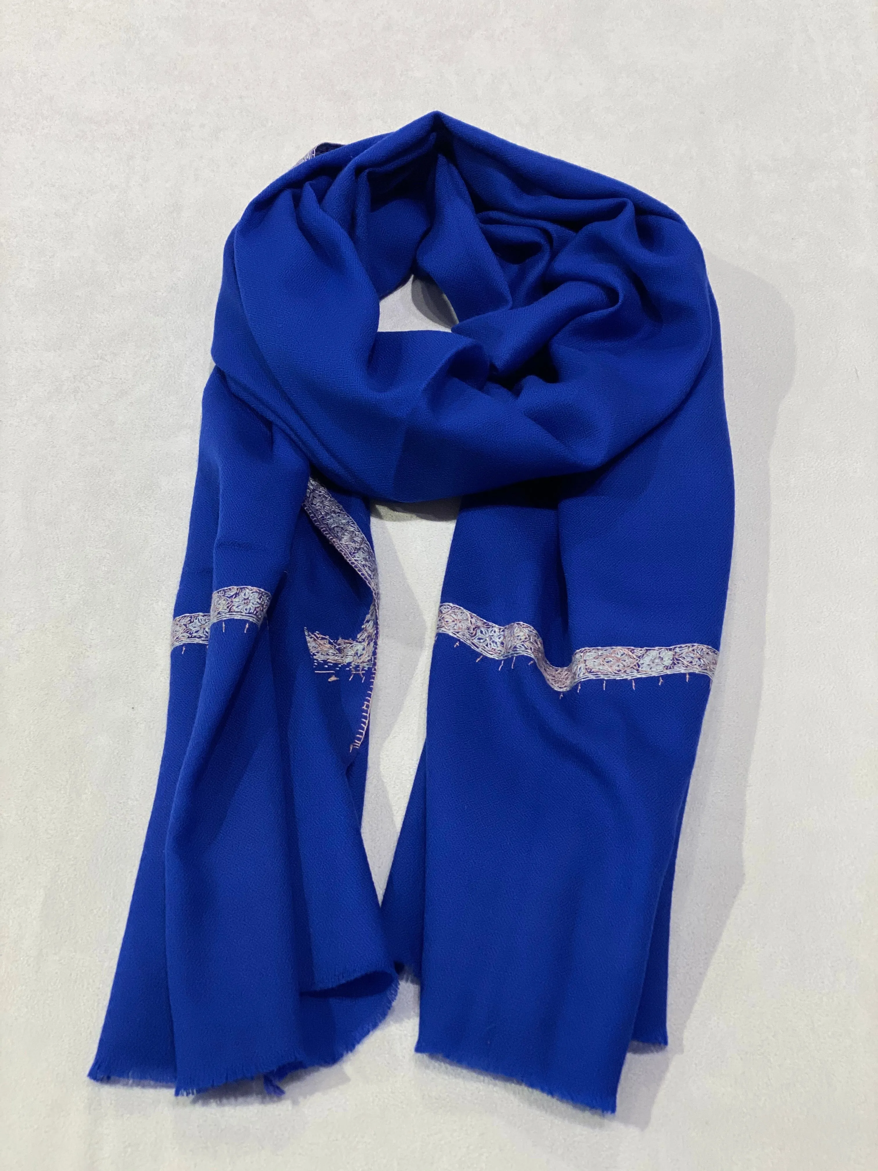 TRIM WOVEN CASHMERE SCARF