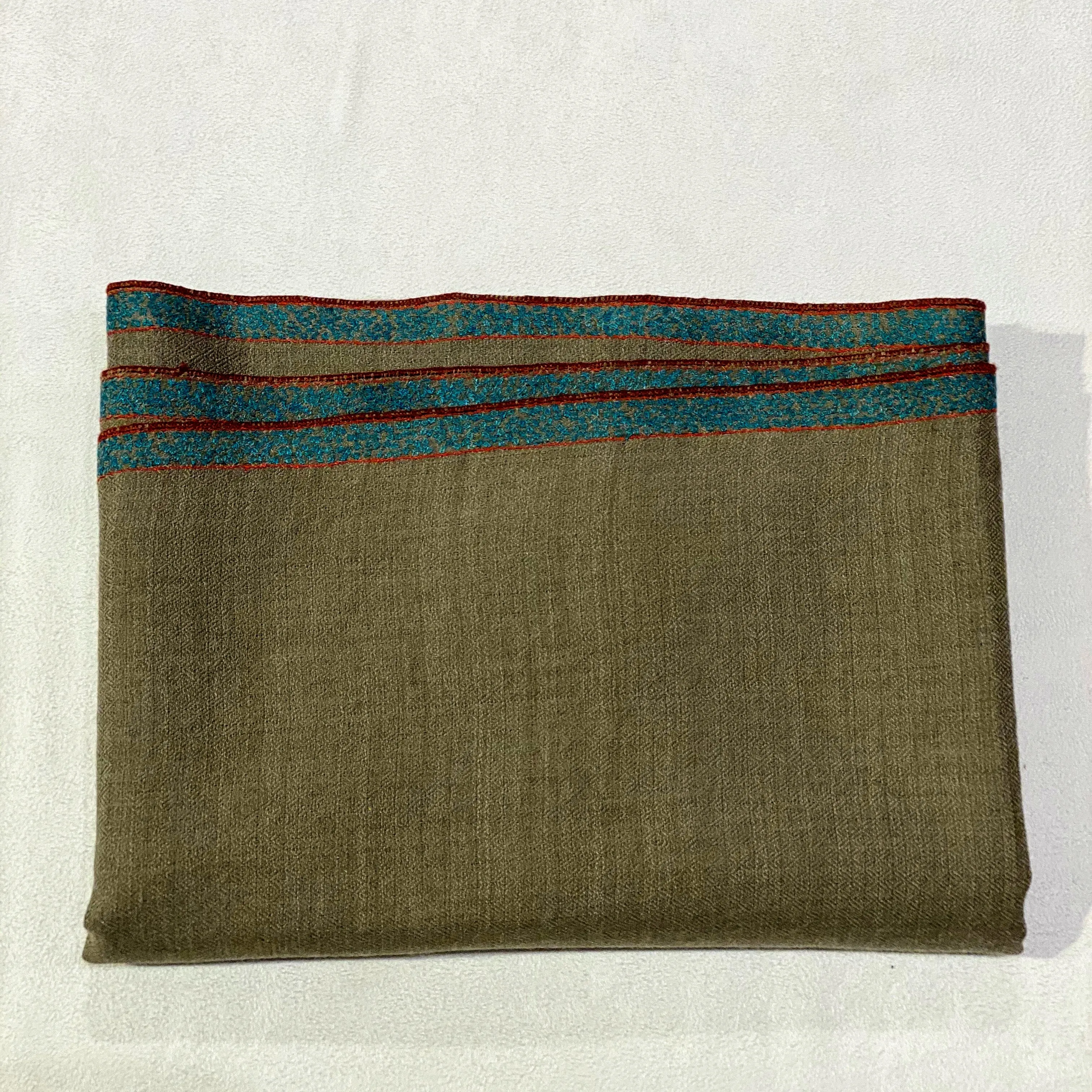 TRIM WOVEN CASHMERE SCARF
