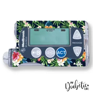 Tropical Hibiscus - Medtronic Paradigm Series 7 Sticker