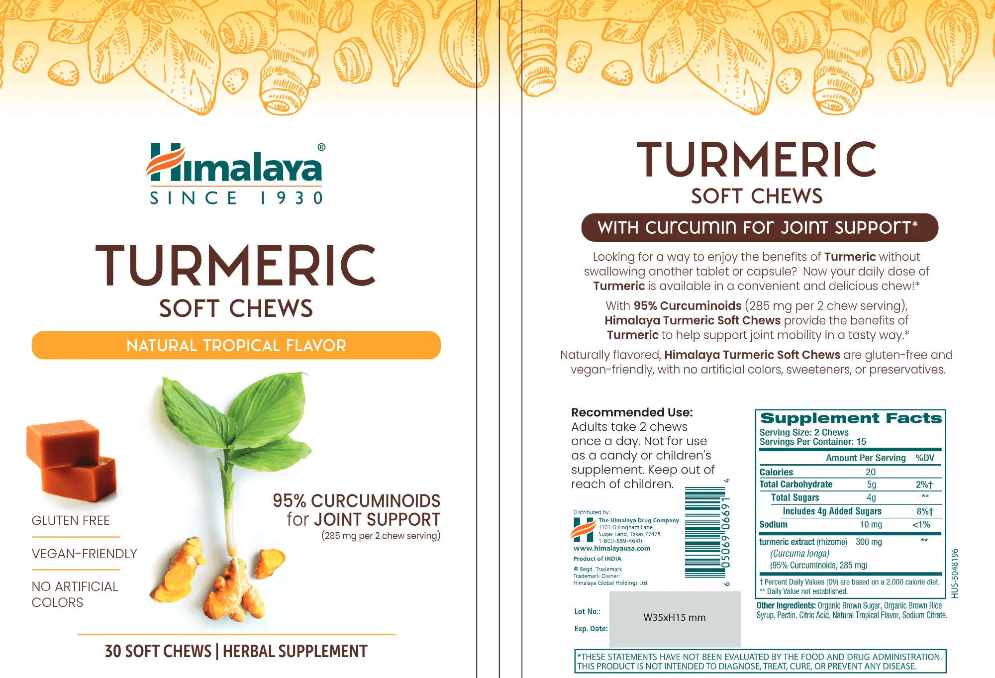 Turmeric Soft Chews