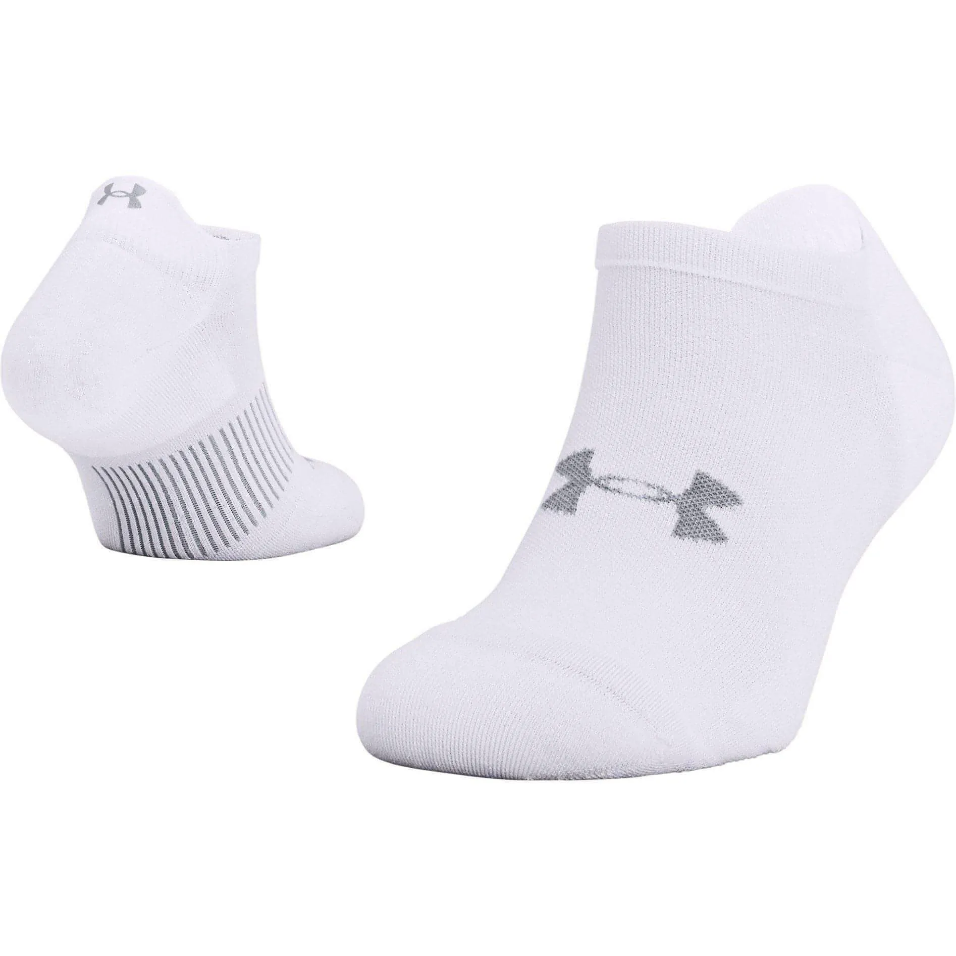 Under Armour ArmourDry No Show Running Socks - White