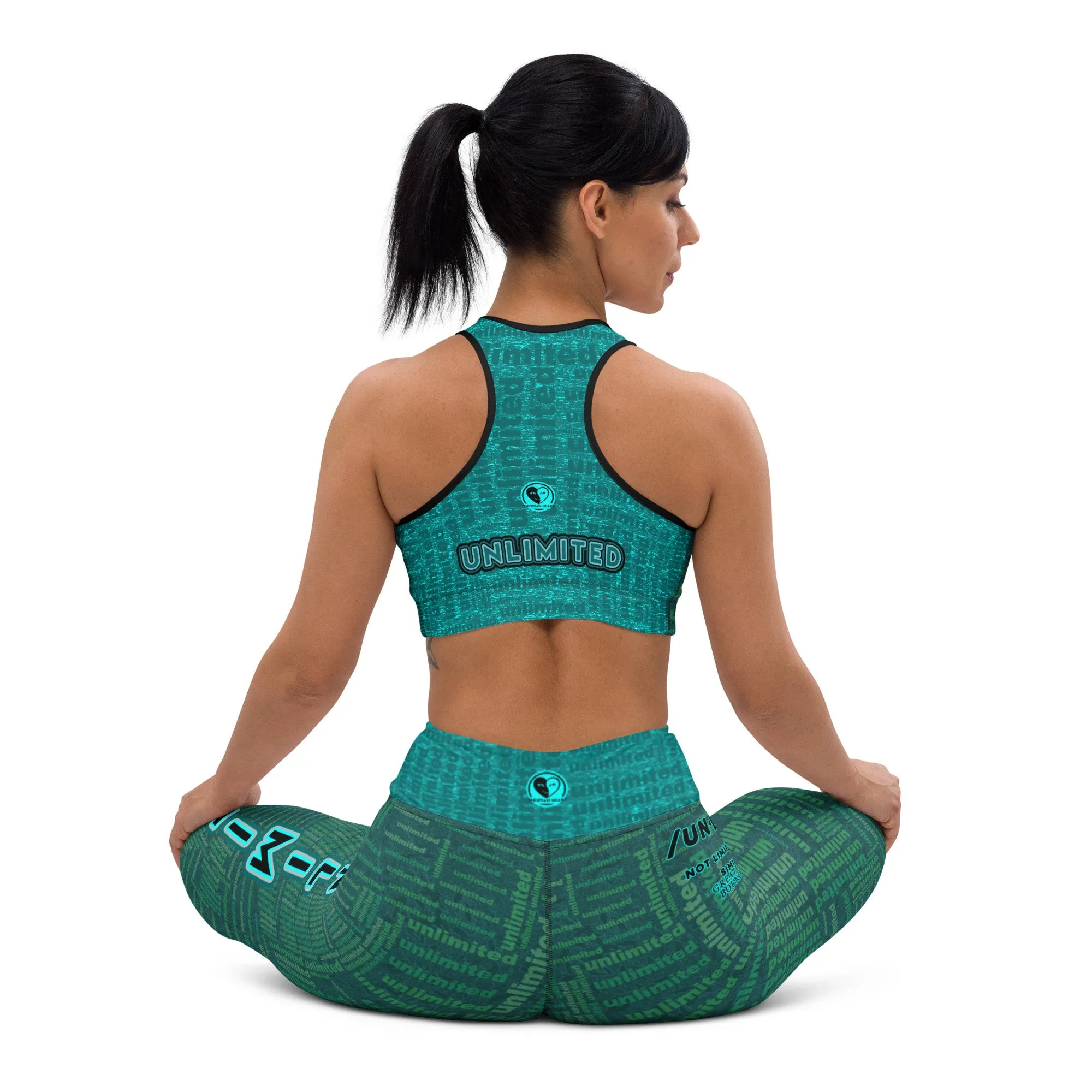 Unlimited Green - Yoga Running Lounging Leggings