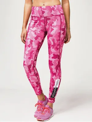 Vegan Women's Sports Wear Camouflage Gym Leggings | Multiple Colours