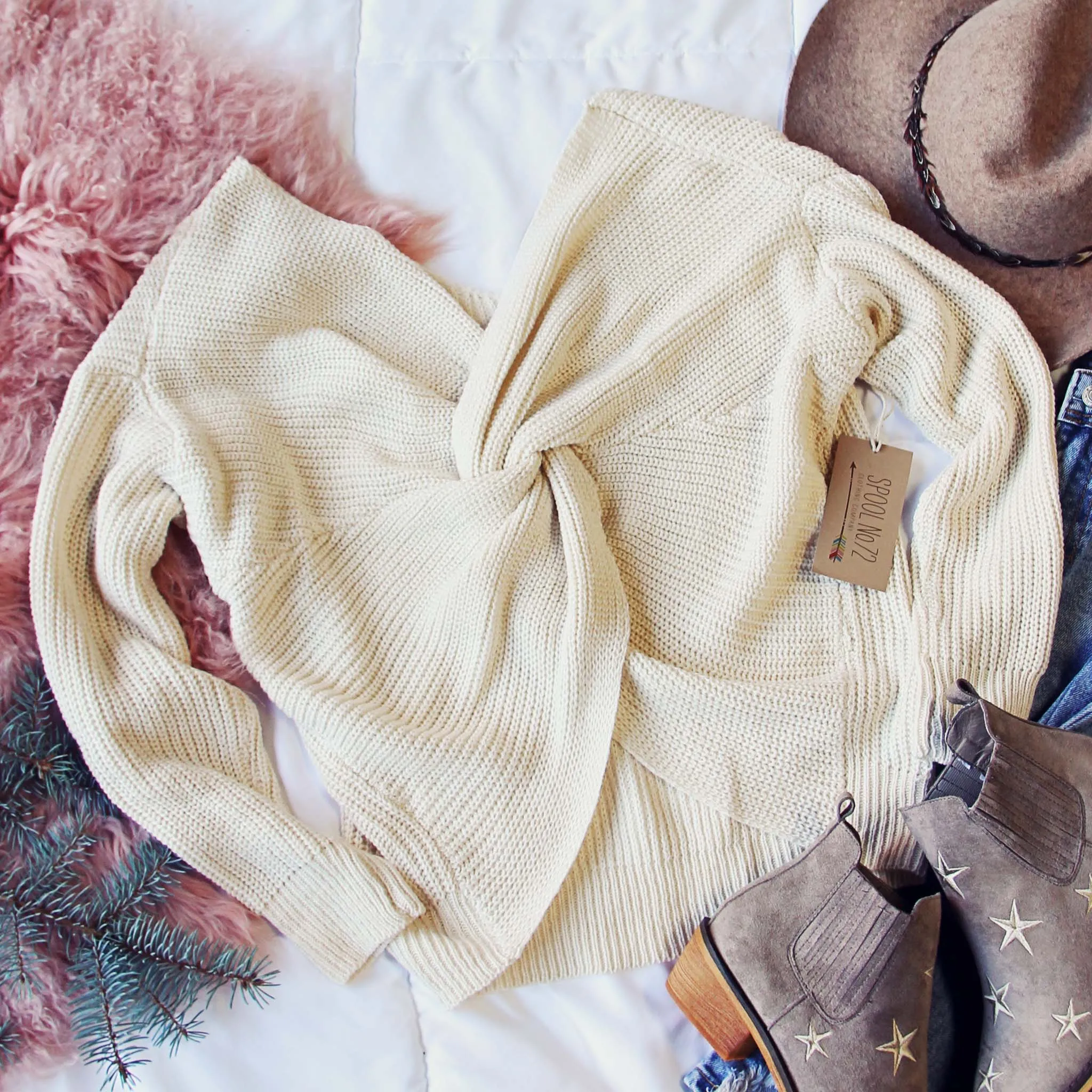 Venice Cozy Sweater in Cream