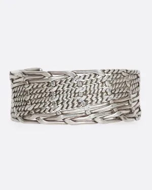 Vintage Woven Cuff Bracelet