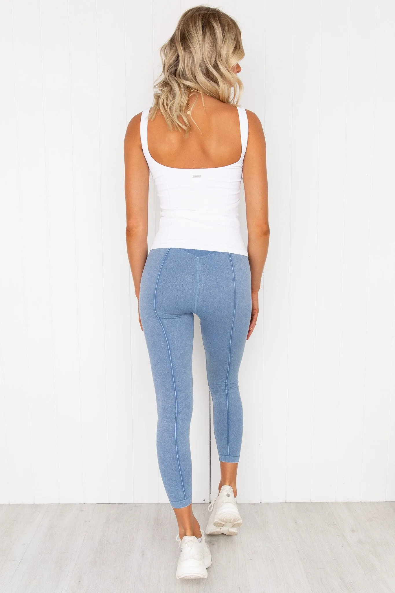 White Luxe Seamless Singlet