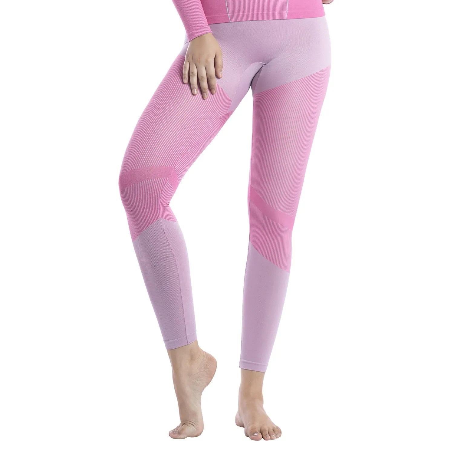 Women's High Waist Yoga Pants Seamless Ombre Workout Gym Running Leggings Naked Feeling