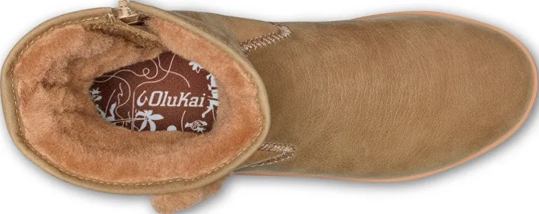 Women's Olukai | Pa'ina Hulu Shearling Bootie | Tan
