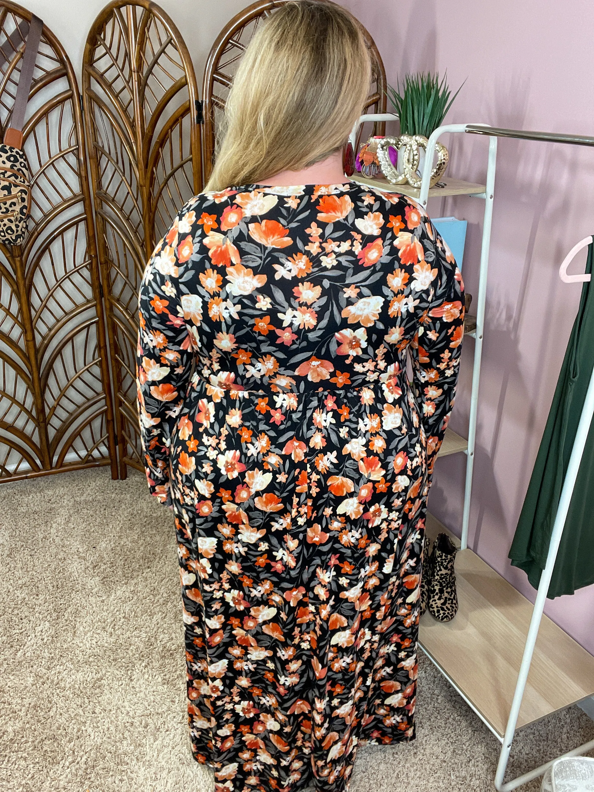 Worthy of More Maxi Dress w/Pockets - Black