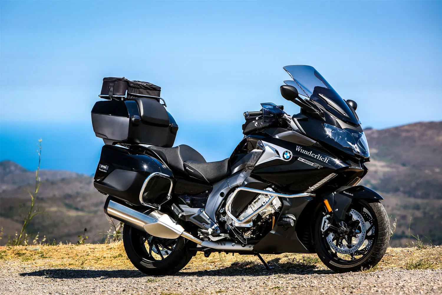 Wunderlich Engine Protection Bar Set For BMW K1600B / GT / GTL (Black)