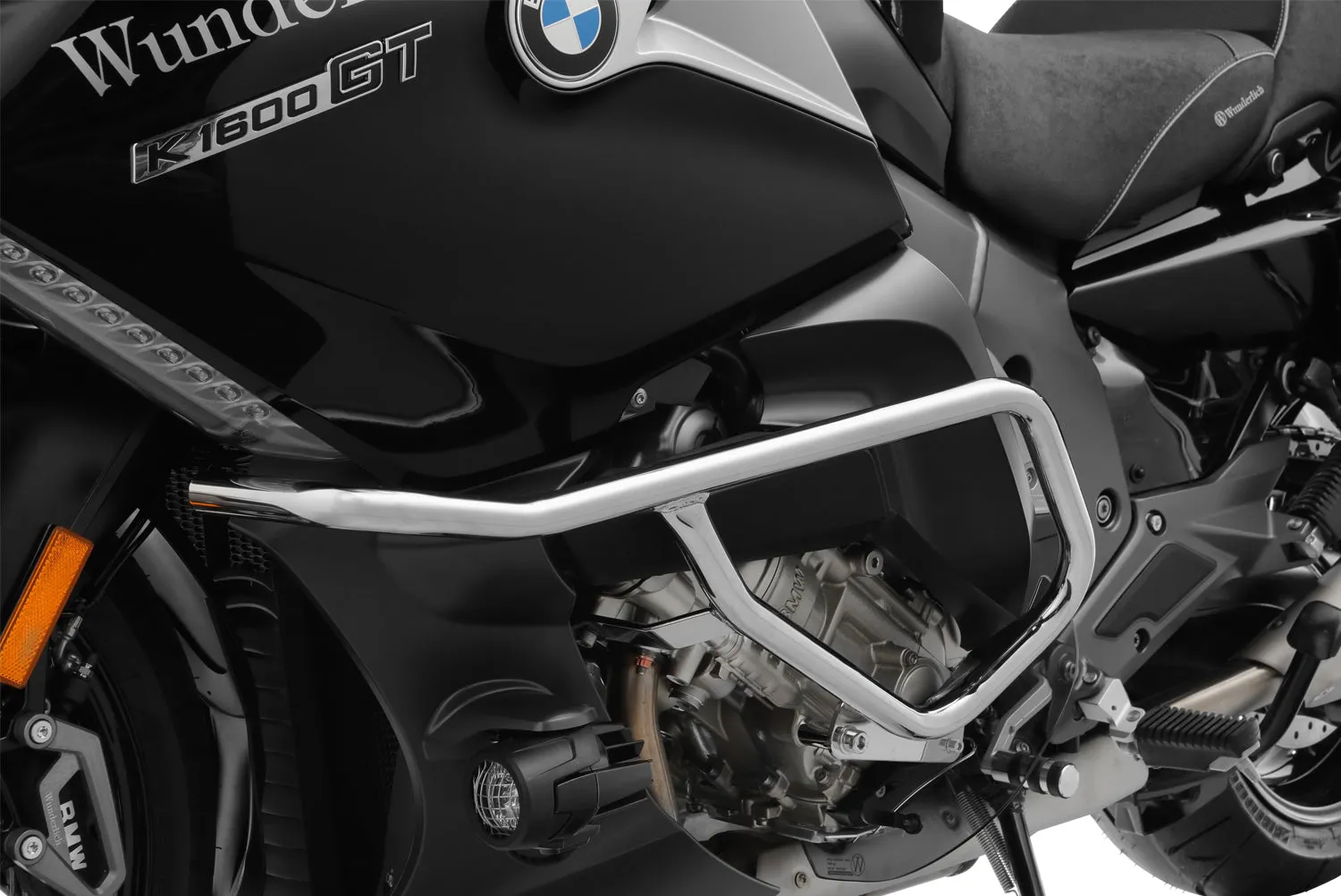 Wunderlich Engine Protection Bar Set For BMW K1600B / GT / GTL (Black)