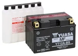 Yuasa Battery Maintenance Free AGM YT12A-BS Part# YUAM32ABS
