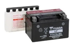 Yuasa Battery Maintenance Free AGM YTX7A-BS Part# YUAM32X7A