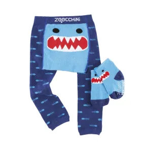 Zoocchini Legging & Sock Set - Shark