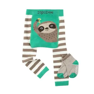 Zoocchini Leggings & Socks Set - Silas Sloth