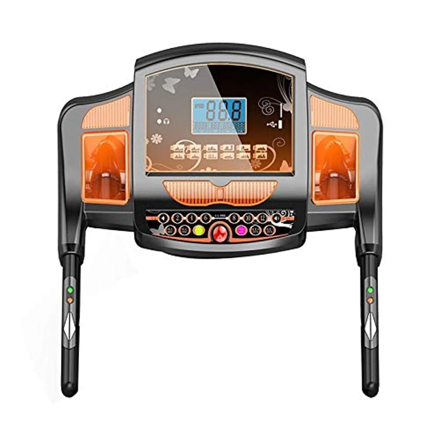 Zzfni Treadmill Multifunction Treadmill, Household Electric Folding Treadmill Mute Small Weight Loss Fitness Equipment Foldable Treadmill