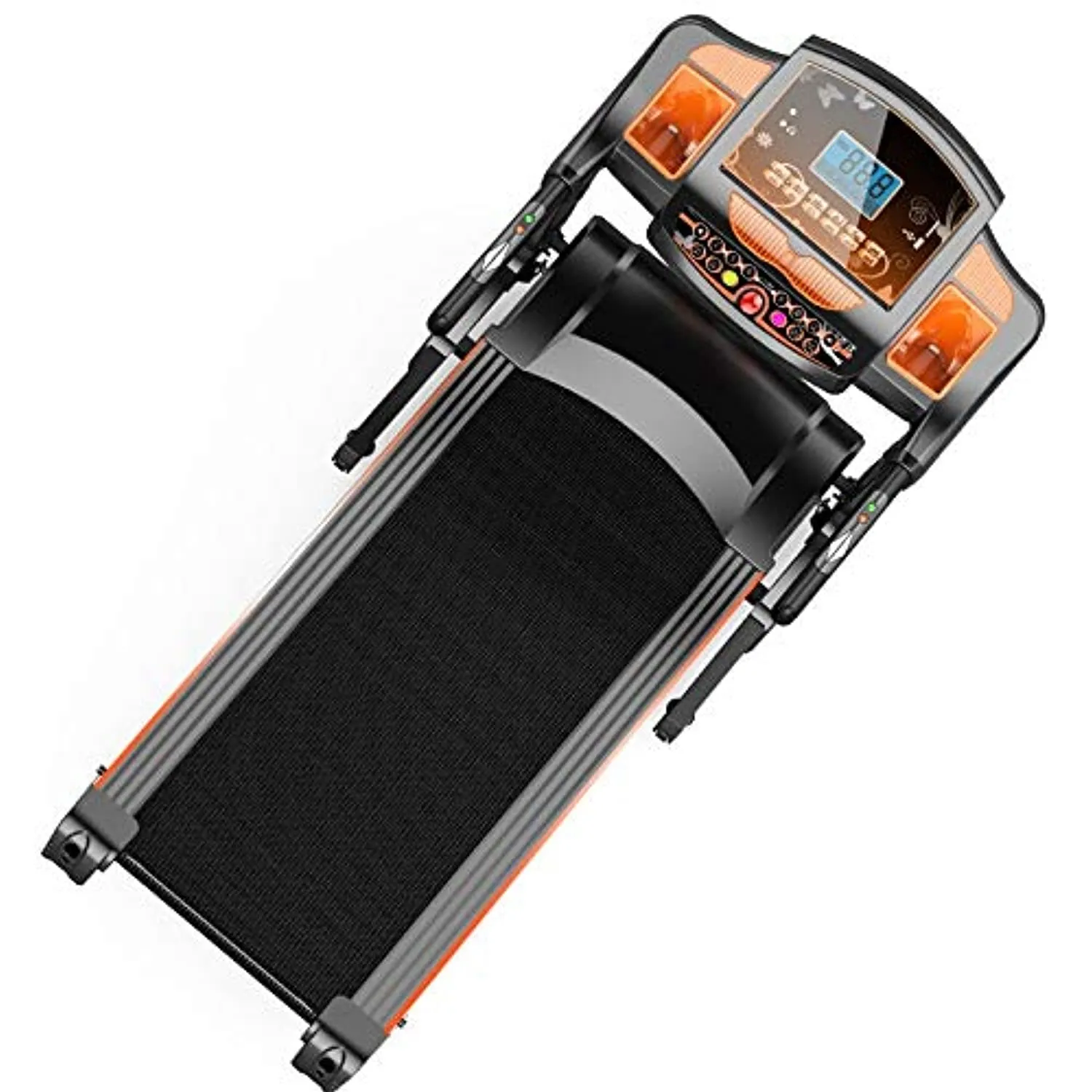 Zzfni Treadmill Multifunction Treadmill, Household Electric Folding Treadmill Mute Small Weight Loss Fitness Equipment Foldable Treadmill